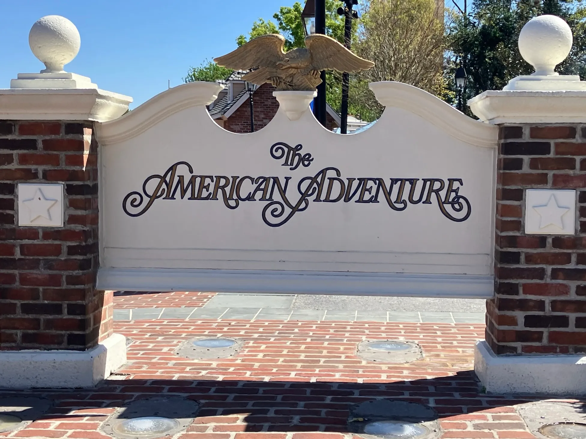 American adventure sign