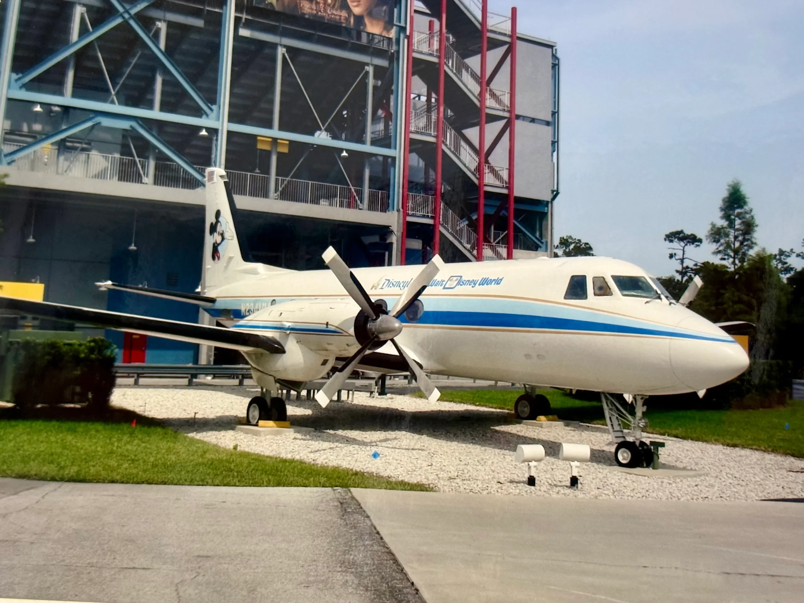 Backlot plane