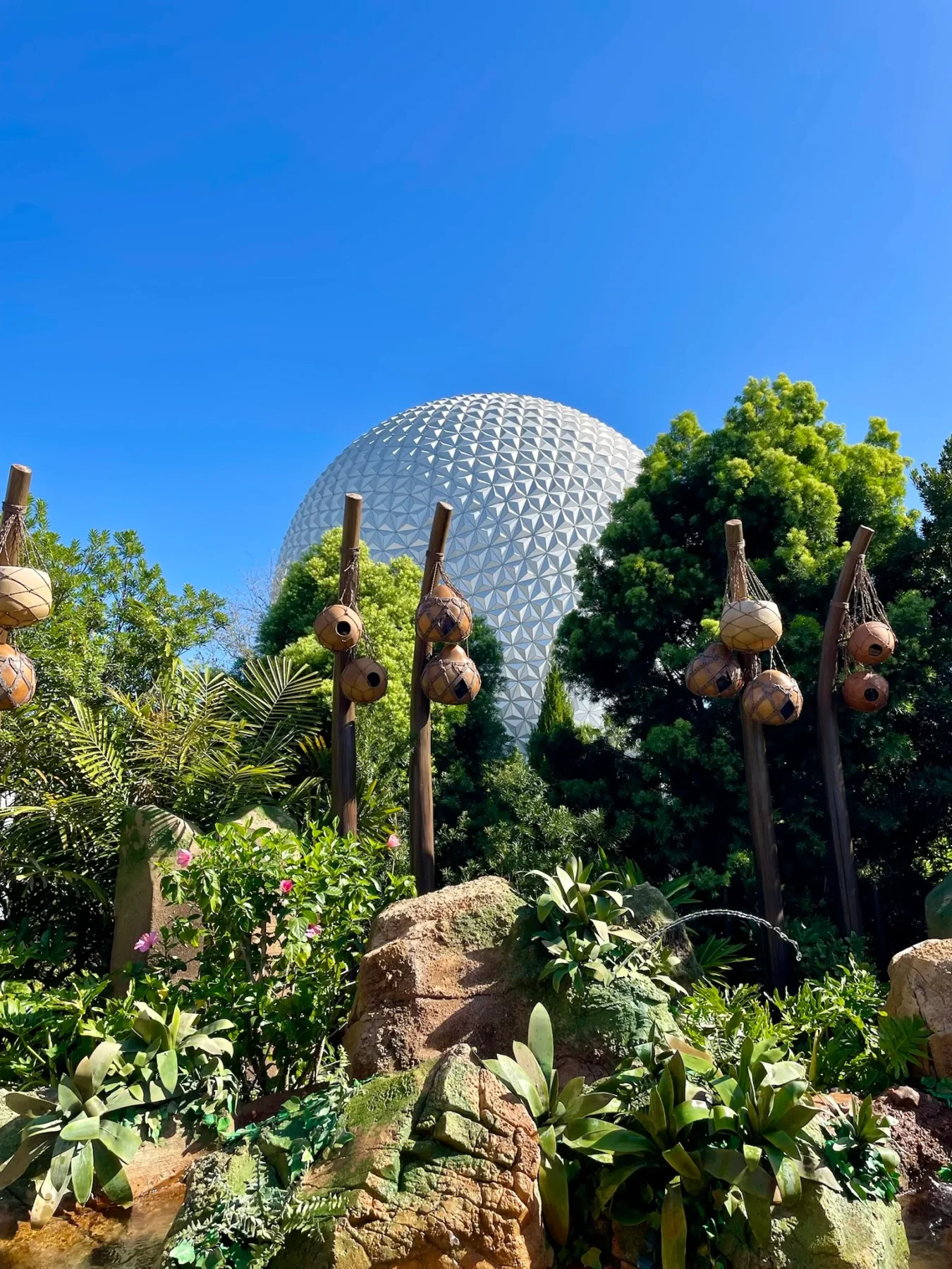 Epcot ball from moana journey of water