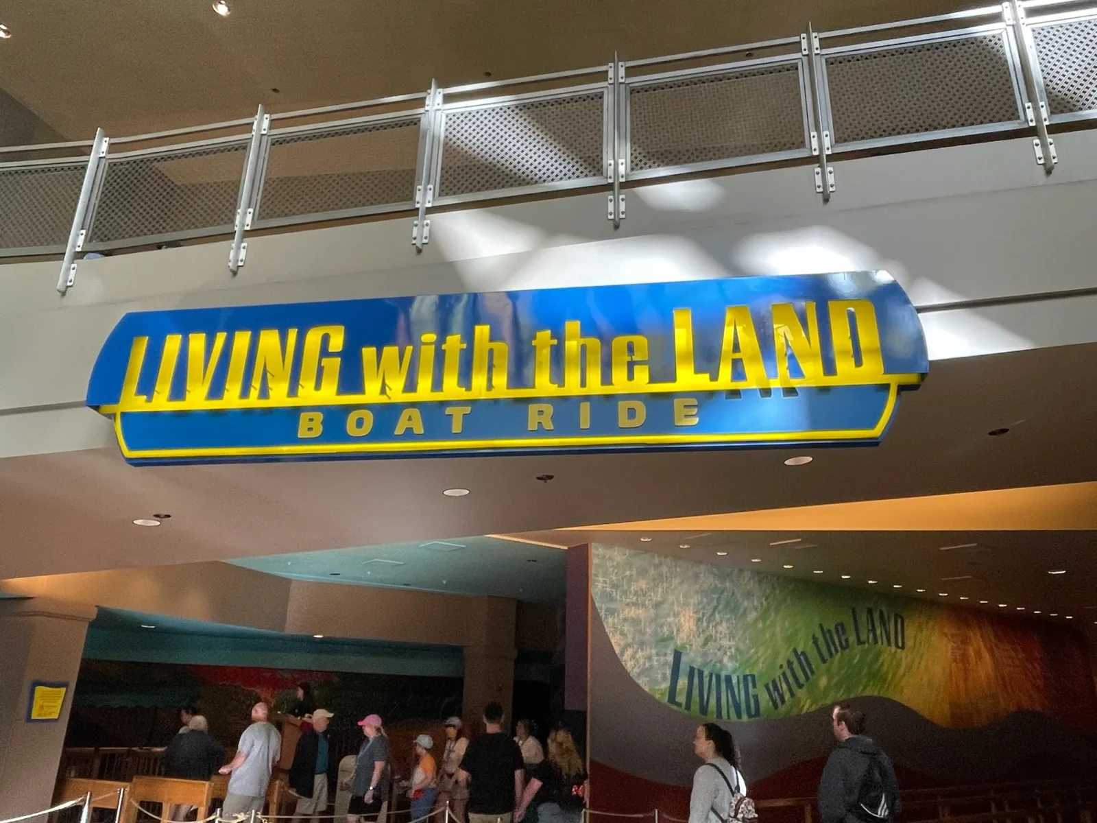 Epcot living with the land sign
