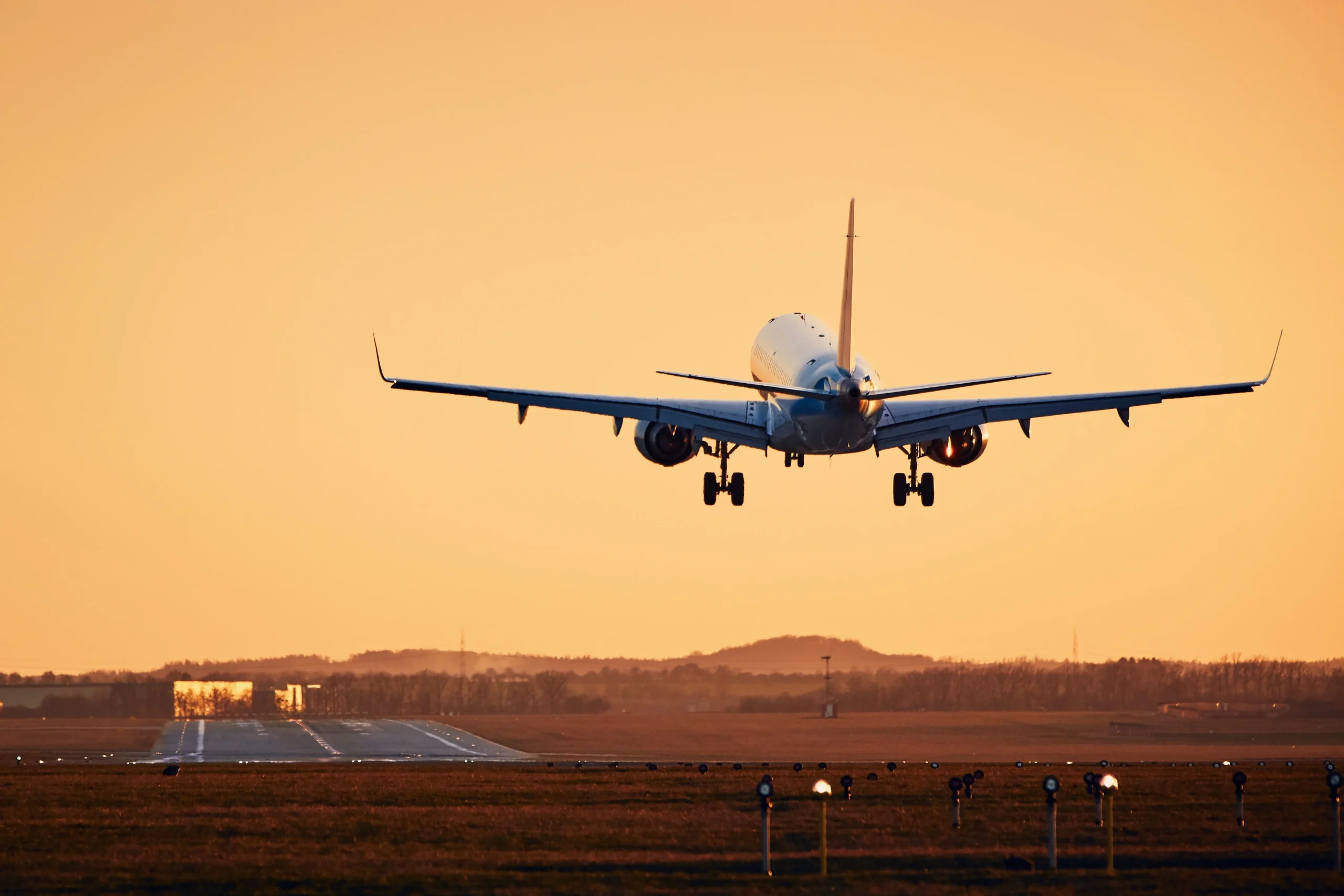 Plane landing