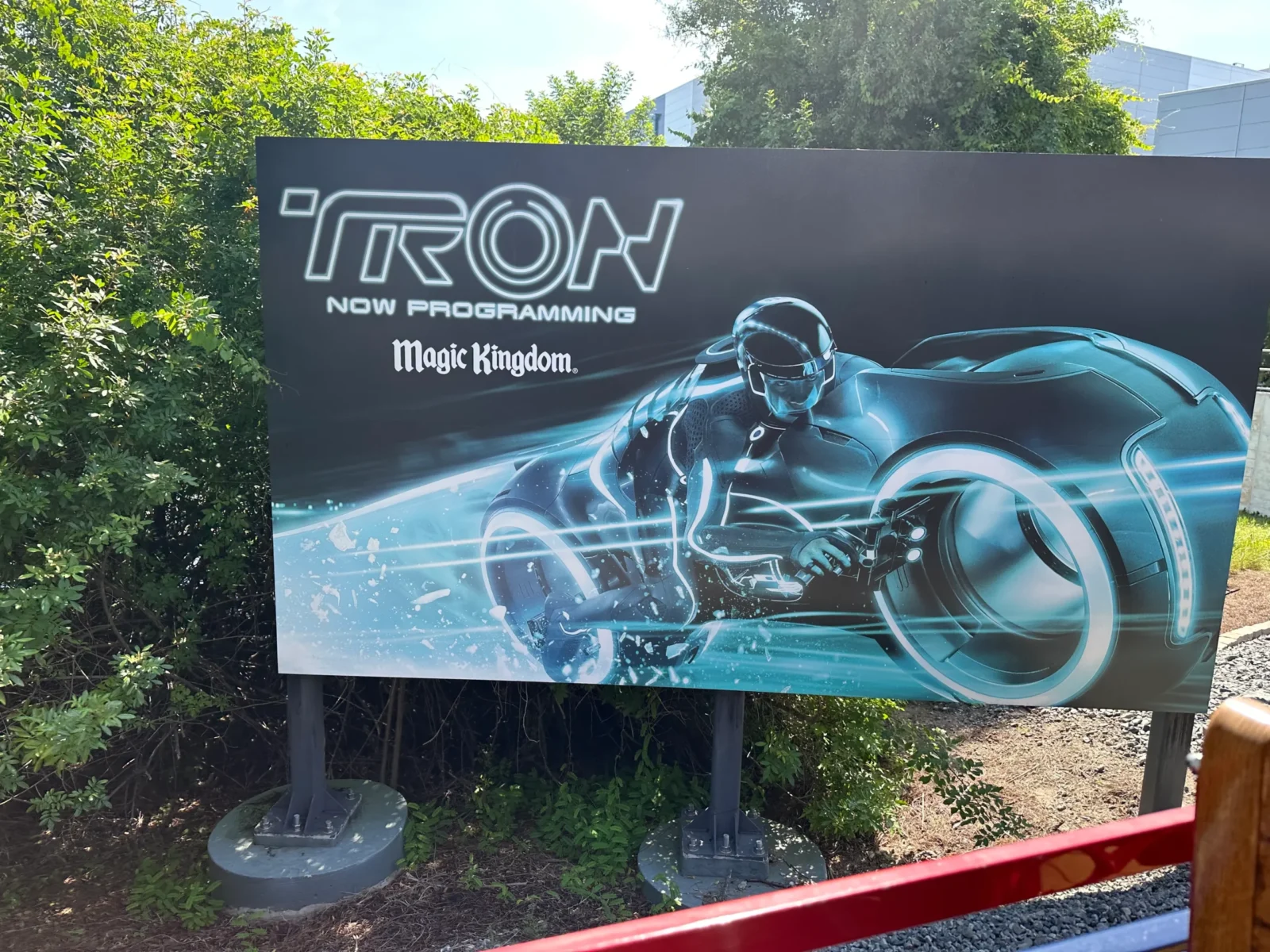 Tron Lightcycle / Run ride at Magic Kingdom