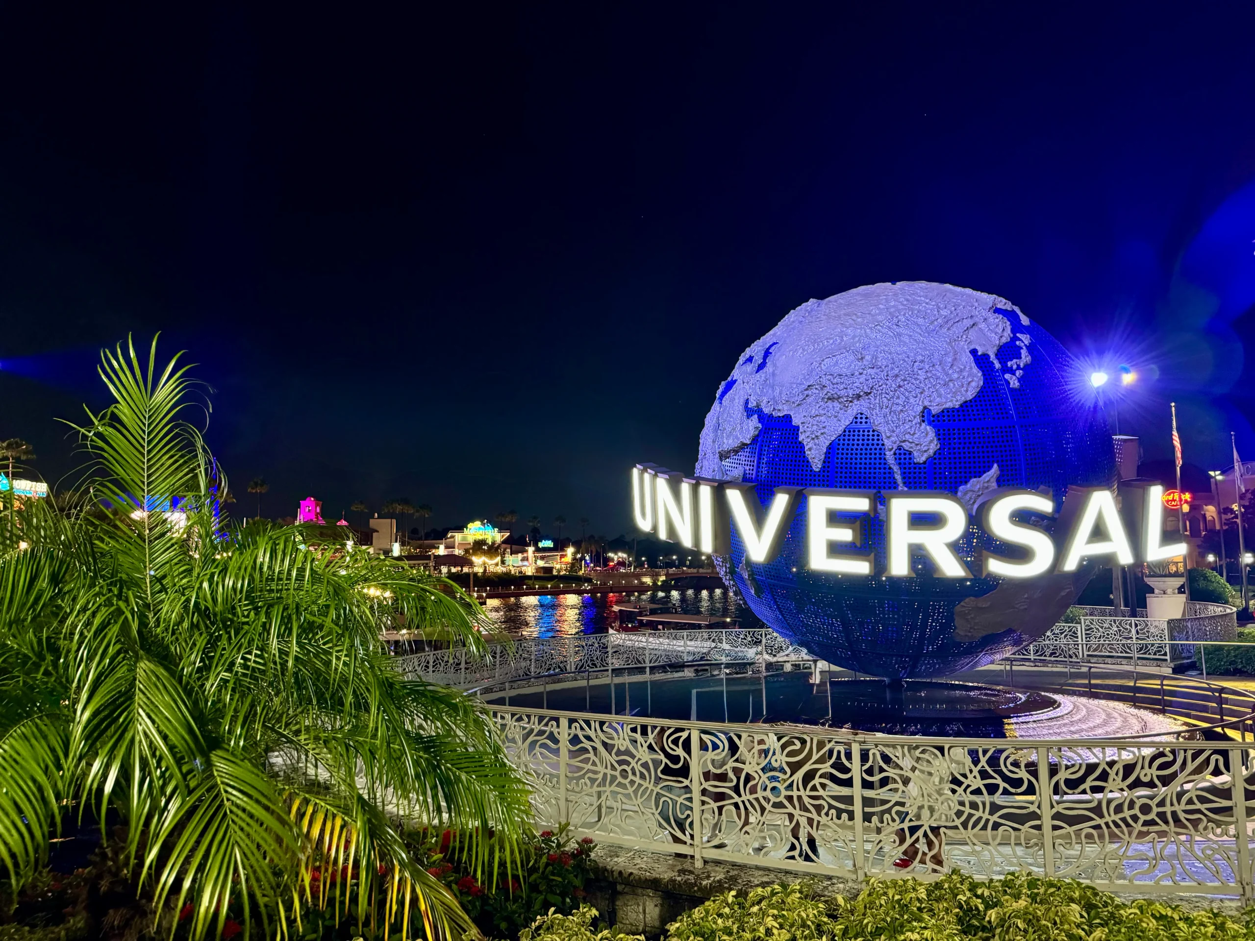 Universal ball at night