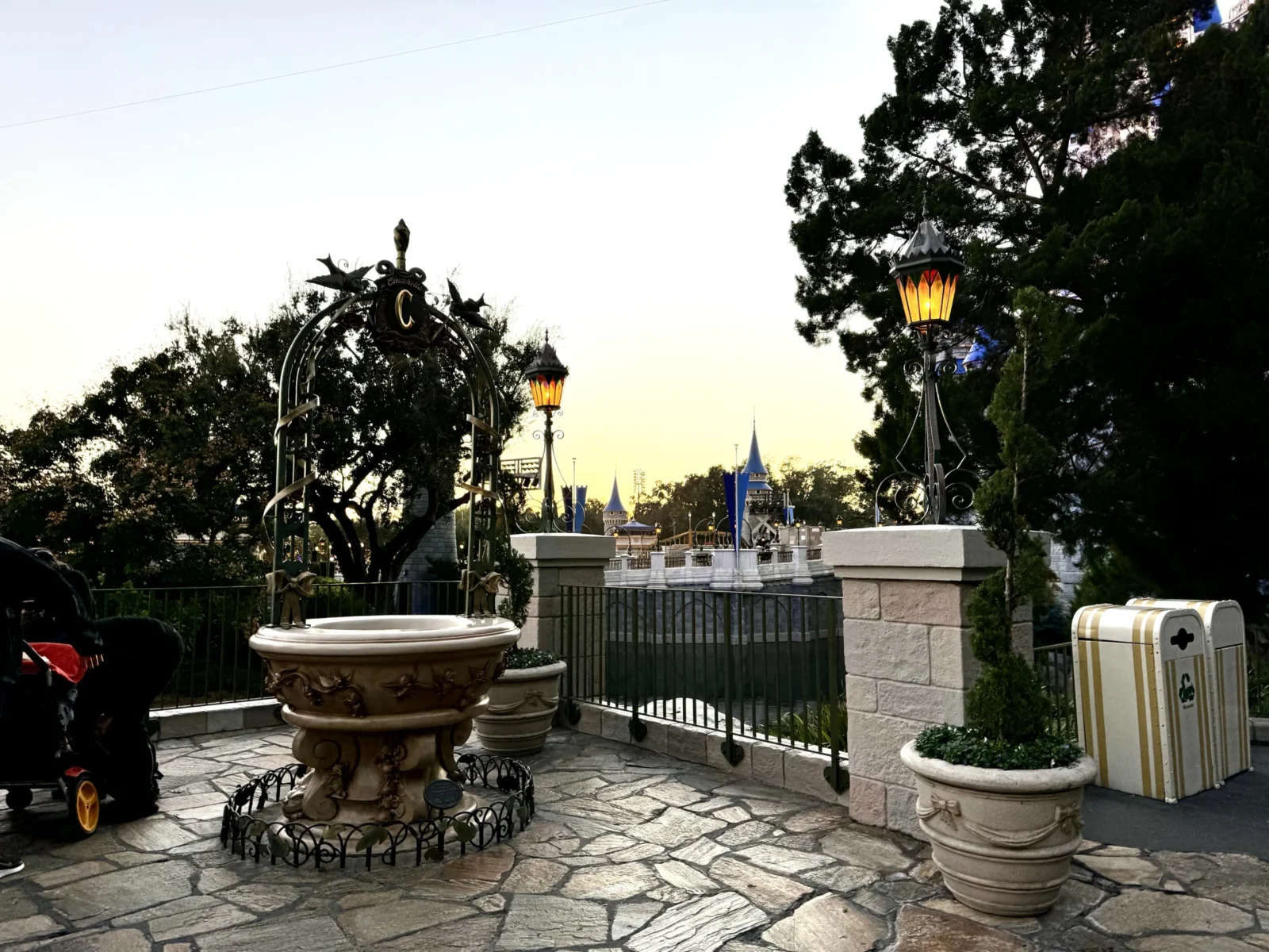 Wishing well at Magic Kingdom