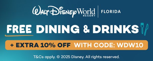 Disney free dining and drinks