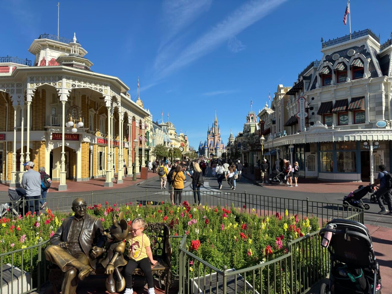Main street USA at Magic Kingdom
