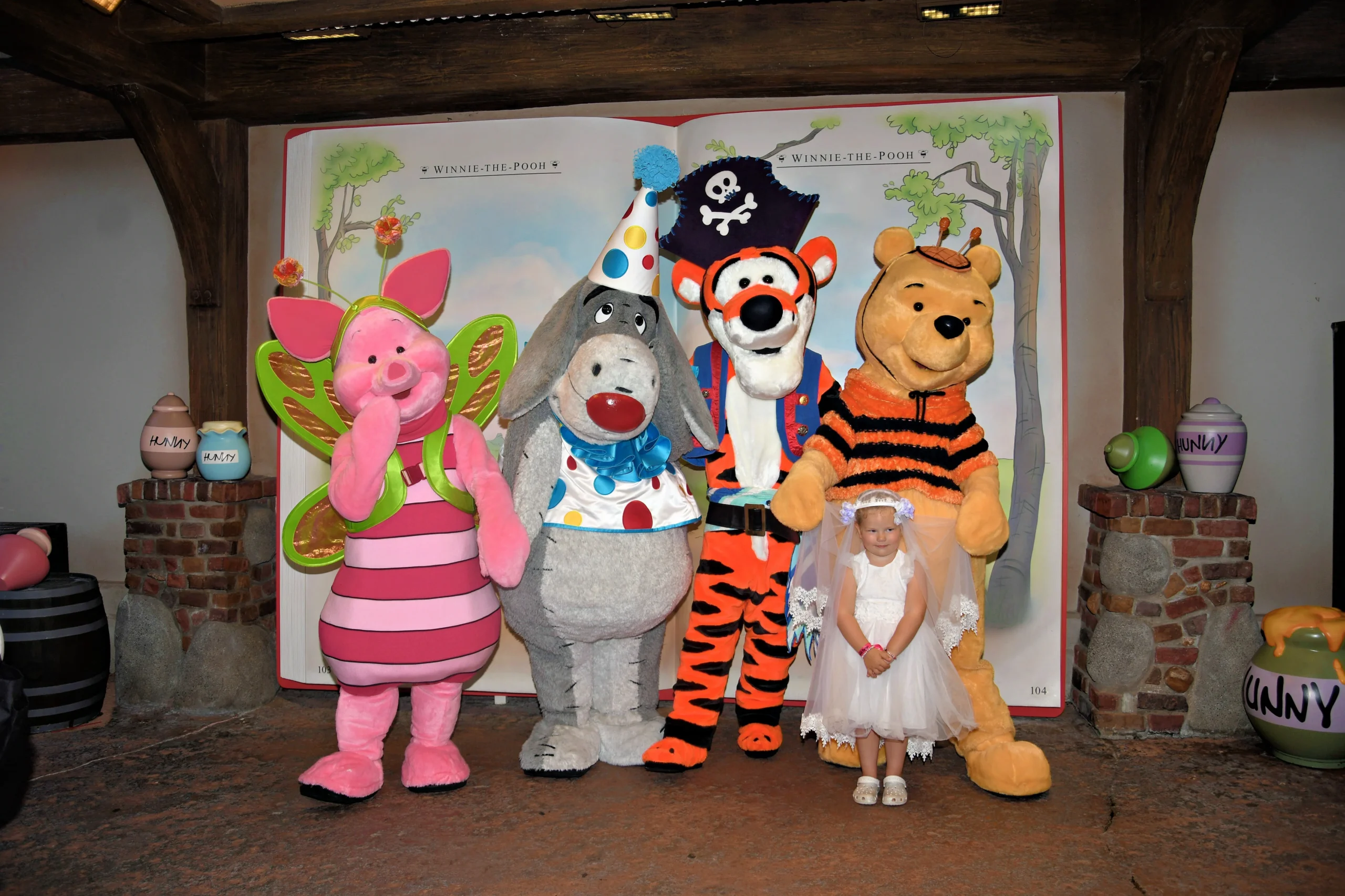 Winnie the Pooh meet and greet Mickey Not-So-Scary Halloween Party, Magic Kingdom