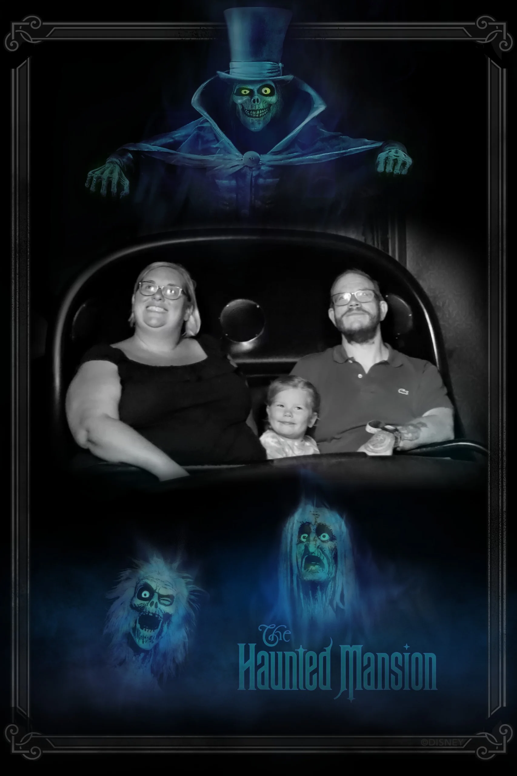 Haunted Mansion Photopass Ride photo