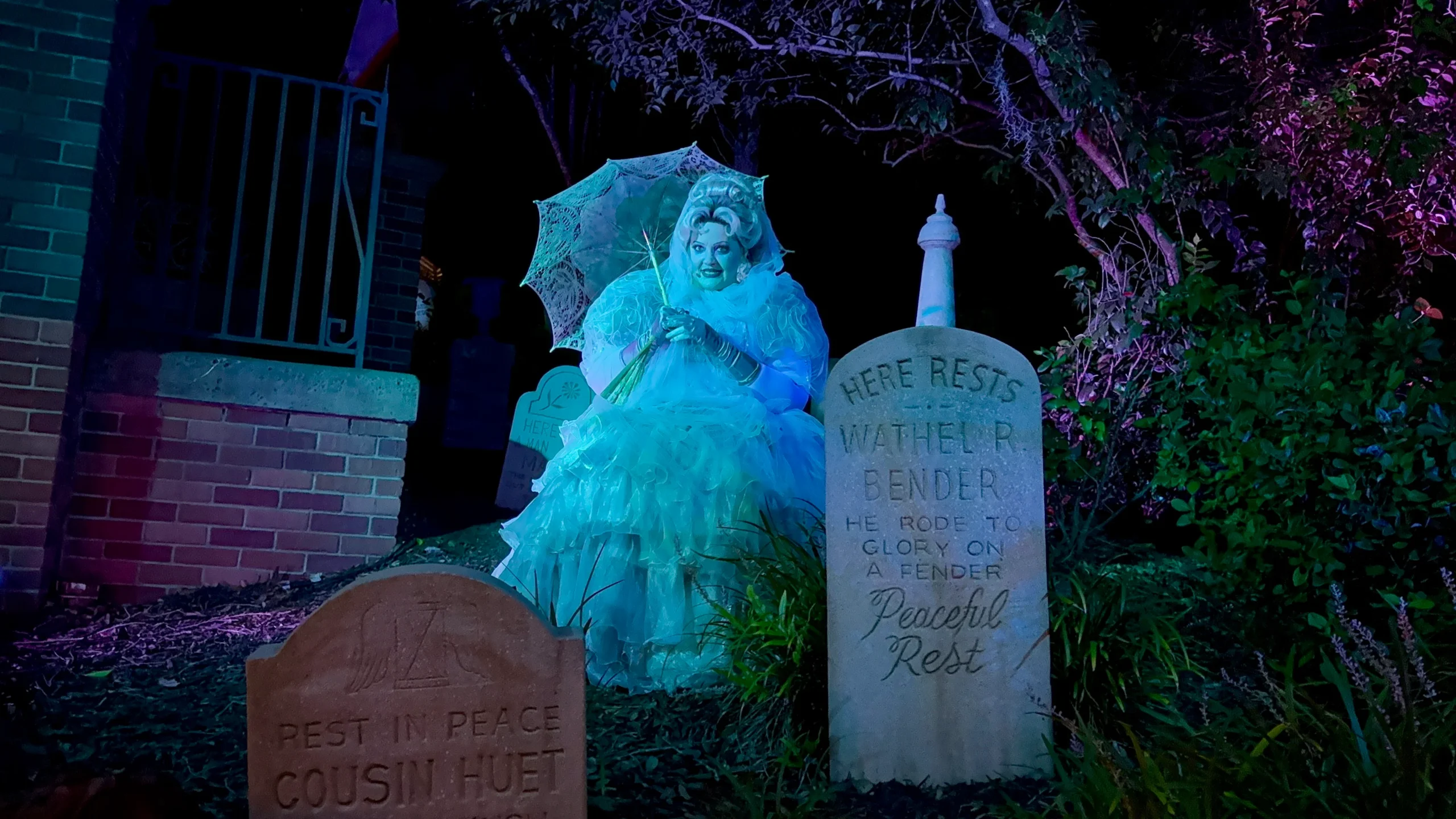 Haunted Mansion Overlay at Mickey Not-So-Scary Halloween Party