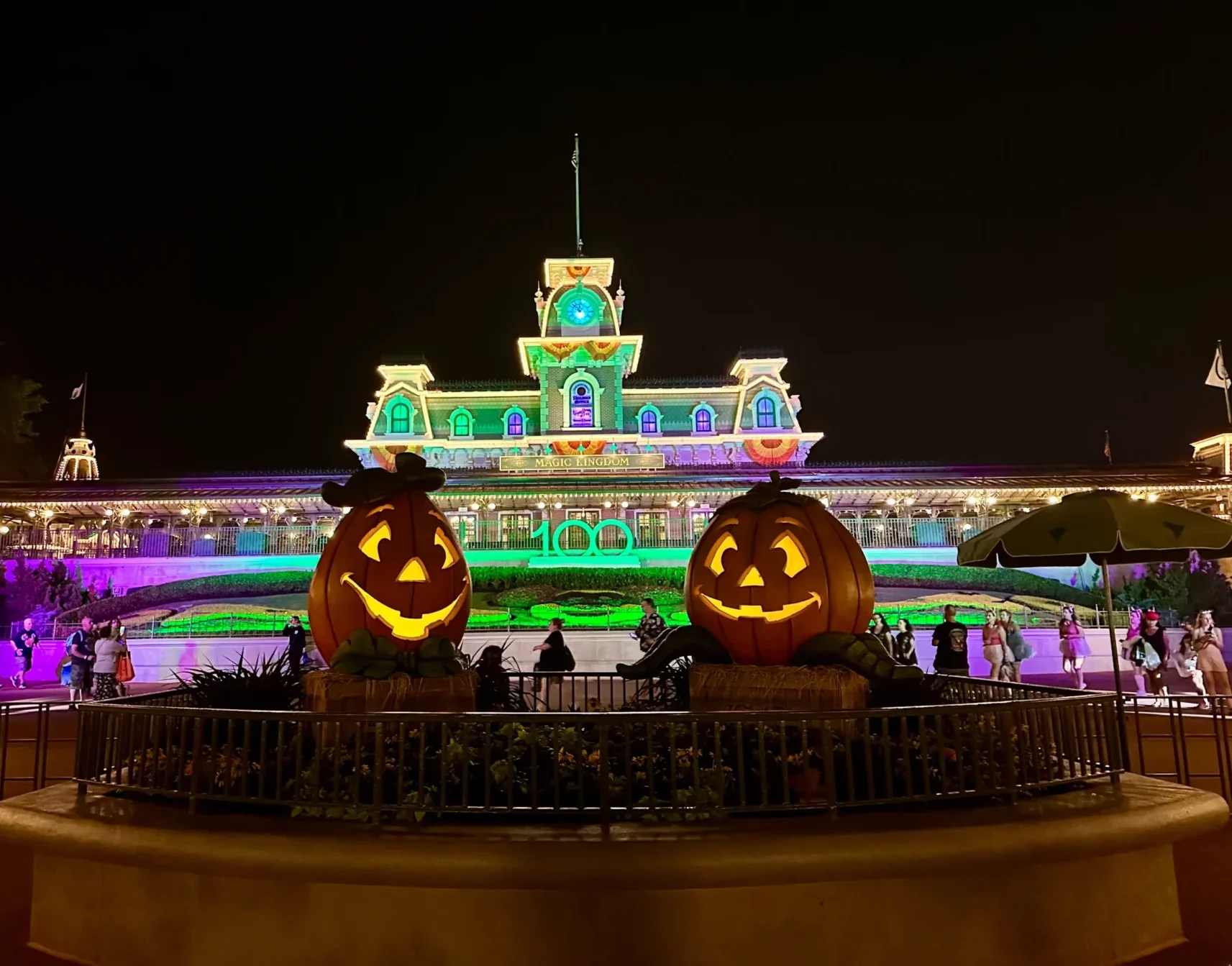 Magic Kingdom Walt Disney World Entrance to Mickey Not-So-Scary Halloween Party
