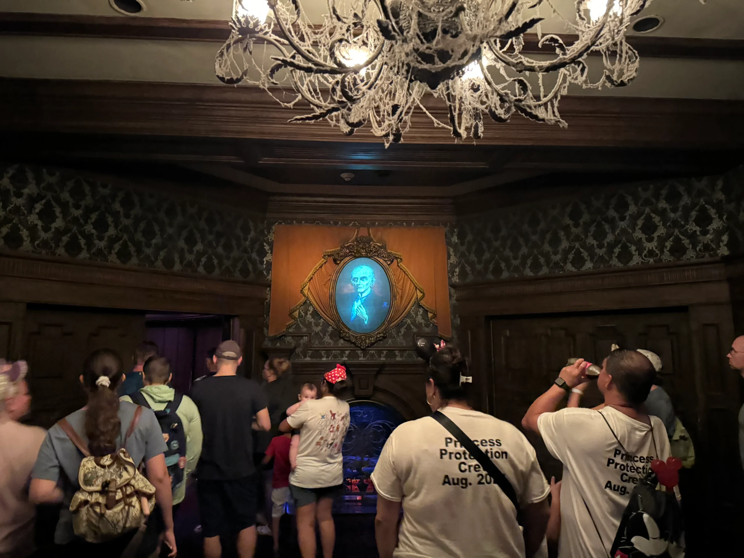Haunted Mansion lobby