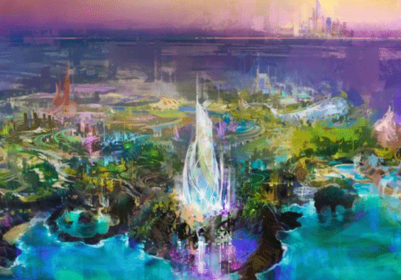 Concept art Walt Disney Abu Dhabi
