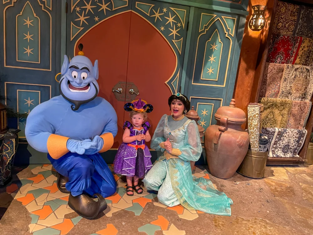 Mickey's Not So Scary Halloween Party, Jasmine and Genie
