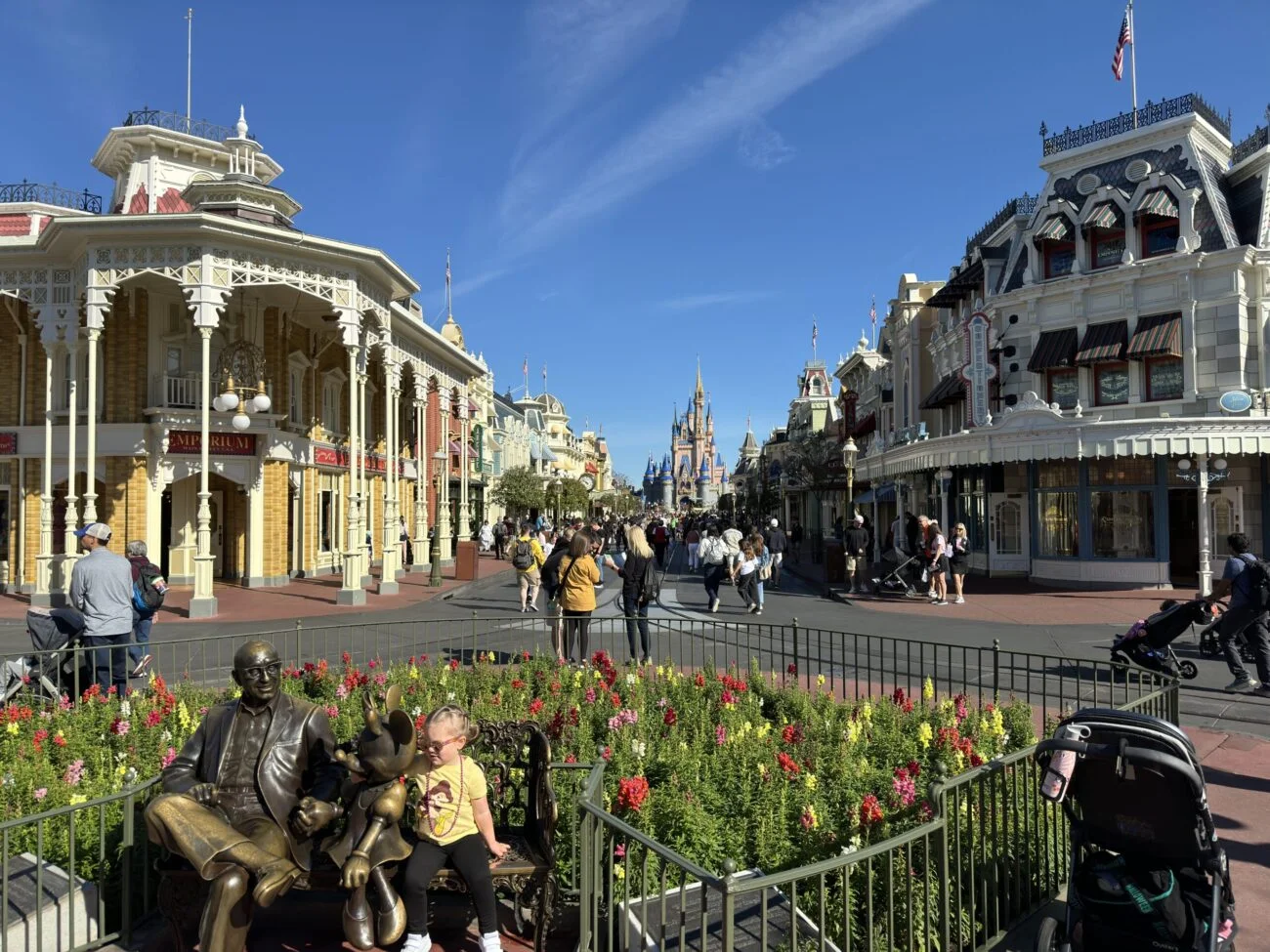 Main street USA at Magic Kingdom